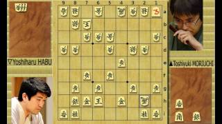 Famous Shogi Games MORIUCHI vs HABU Apr 25th amp 26th 2005 [upl. by Yetah]