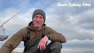 Fishing the Holderness Coast for Bass shorefishing shorefishinguk bassfishing [upl. by Eirrak]