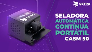 Seladora Automática Contínua Portátil CASM 50 [upl. by Arodasi]