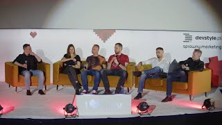 PANEL DYSKUSYJNY  Aniserowicz amp Prelegenci I ❤️ DEV 2022 [upl. by Aerdnak]