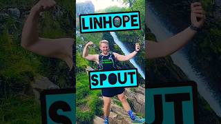 Linhope Spout Trail Run trailrunning fellrunning waterfall jump dangerous epic wildswimming [upl. by Ereveniug]