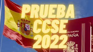 Prueba CCSE 2022  Exámen Nacionalidad Española 2022  300 preguntas y respuestas [upl. by Mathre804]