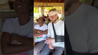 He should blink twice if he needs help😂funnyshortvideo funnyshorts marriagelifeshorts [upl. by Zeni]