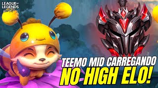 TEEMO MID INSANE HIGH ELO GAMEPLAY  WILD RIFT [upl. by Odidnac951]