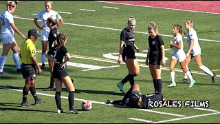 Unfortunate Soccer Injuries  Rebels SC vs Strikers FC U19 ECNL [upl. by Airakaz]