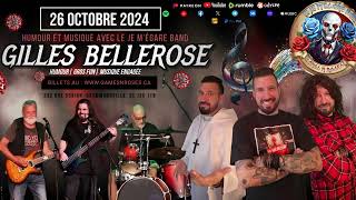 BANDE ANNONCE SPECTACLE GILLES BELLEROSE ET LE JE MÉGARE BAND LE 26 OCTOBRE À DRUMMONDVILLE [upl. by Graves]