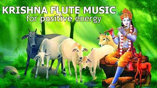 KRISHNA FLUTE MUSIC FOR POSITIVE ENERGY MEDITATION amp RELAXING MUSIC FLUTEMORNING FLUTEYOGA 357 [upl. by Issej]