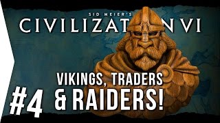 Civilization VI ► Vikings Traders and Raiders P4  Scenario Pack Civ 6 Gameplay [upl. by Oalsecnew931]