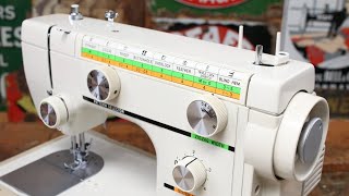 Sewing with a Janome Novum AllMetal Sewing Machine [upl. by Dorrej741]