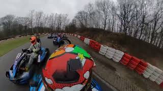 Kartbaan Oldenzaal  KBO test race 1  QP8 RP4  Wet track karting [upl. by Lowney]