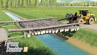 FS19 FIRST LOOK GAMPLAY ON AMERICAN MAP amp TESTING THE JD S790 [upl. by Assirat1]