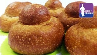 Brioche con tuppo preparate con lievito fresco o con pasta madre [upl. by Rednaskela]