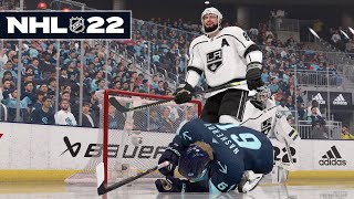 NHL 22 BE A PRO 21 FIGHTING MY OWN TEAMMATE [upl. by Jo665]