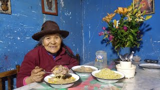 Sopa de CEBADA con Carne de Chancho  Comida Natural y Nutritivo [upl. by Nali723]