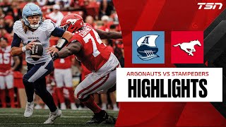 Toronto Argonauts vs Calgary Stampeders  CFL HIGHLIGHTS [upl. by Marrin]