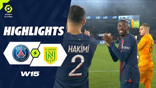 PARIS SAINTGERMAIN  FC NANTES 2  1  Highlights  PSG  FCN  20232024 [upl. by Mesics]