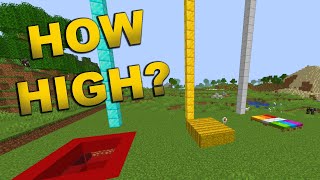 What height you can survive at in minecraft [upl. by Pincus913]