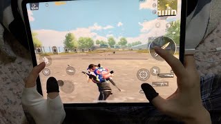 PUBG MOBILE RESOLUTE CONTROL 4 FINGERGYRO HANDCAM FOR IPAD 3 [upl. by Ahsasal]