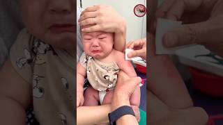 Crying Cute Baby Vaccination Fearshorts [upl. by Enilec]