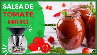 SALSA de TOMATE estilo CASERO 🍅 con THERMOMIX ✅  Tomate FRITO ideal para PASTA🍝 👌 RECETA FÁCIL [upl. by Llerreg]