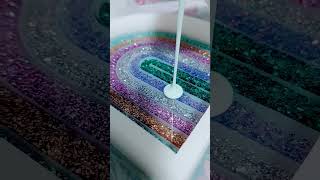 Glitter art glitter resinart resin [upl. by Aitas]