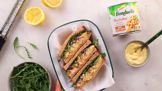 Bonduelle x Jow  Sandwich aux pois chiches et roquette [upl. by Lang]