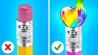 GENIUS SCHOOL HACKS  Smart DIY Tricks and Cool Crafts by 123 GO GLOBAL [upl. by Lavella844]