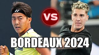 Thanasi Kokkinakis vs Rinky Hijikata BORDEAUX 2024 Highlights [upl. by Rourke]