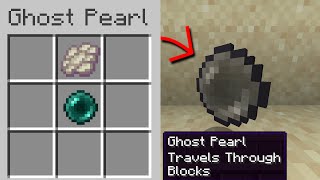 Minecraft But I added Custom Ender Pearls [upl. by Nairolf]