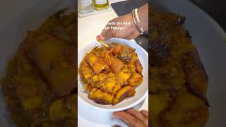 Yam pottage is a comfort meal in my household yamporridge cookingathome [upl. by Nannah]