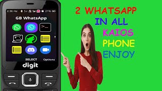 2 WhatsApp in all kaios phone enjoy [upl. by Retha]