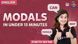 Modals In Under 15 Minutes  BYJUS [upl. by Gurango]