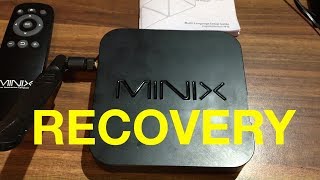 Minix Recovery X8  X8H [upl. by Almira379]