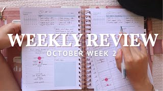 October Week 2 0713 l Weekly Review l Daily Catch All amp Work Planner [upl. by Sirron]