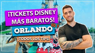 Tickets de Disney MUY baratos Dónde comprar las entradas para los parques de Disney Orlando [upl. by Atikram]