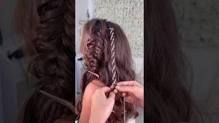 WEDDING HAIRSTYLES  BRAIDS HAIRSTYLES 🔥trending shortsvideo hairstyle hair tamannahbhatia [upl. by Bessie]