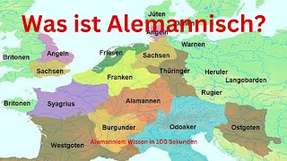 007 Woher kommt die alemannische Sprache [upl. by Riebling]