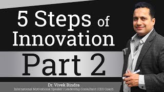 5 Steps of Innovation  Part 2  Hindi  By Dr Vivek Bindra  Leadership Trainer [upl. by Reinald]