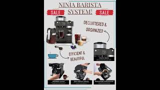 Ninja barista coffee bar [upl. by Marji]