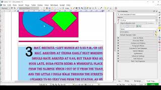 SCRIBUS  Lesson 13  Creating Layers Deleting Managing Styles Paragraph Character Table Styles [upl. by Tada420]