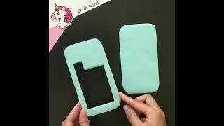 How to make a paper iphone games  How to make a cardboard Puzzle game Puzzle game  DIY  shorts [upl. by Oiracam]