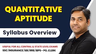 Quantitative Aptitude Syllabus for All Bank Exams  Banking Foundation Course 2022 [upl. by Niabi]