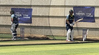 Watch Team Australia practice at Perth ahead of the First BGT Test [upl. by Eimilb]