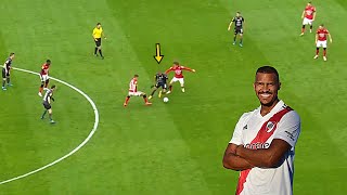 ASI JUEGA SALOMÓN RONDÓN  NUEVO FICHAJE DE RIVER PLATE [upl. by Glynn]