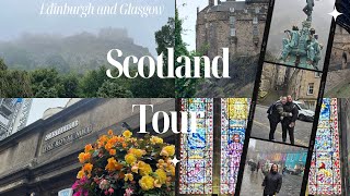 Scotland Diaries  Edinburgh amp Glasgow  Vlog Episode 4 [upl. by Hoopes]