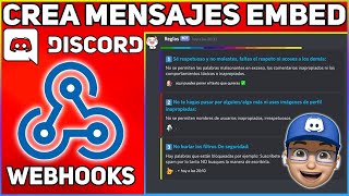 Crea Mensajes Épicos Con Embed Webhooks  Bien Explicado [upl. by Hachman129]