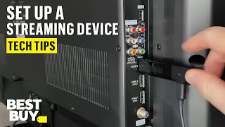 How to Add a Streaming Device to Your TV  Tech Tips from Best Buy [upl. by Elexa]