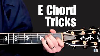 5 easy E chord riffs youve heard the pros play a guitar lesson with a guitar teacher [upl. by Noryv]