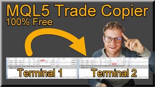 Simple Trade Copier for MT5  Copy Trades From One Account To Another Full MQL5 Programming [upl. by Panthea]