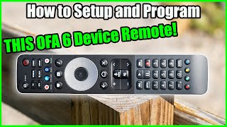 Setup and Program This 6 Device One For All Universal Remote Smart Control Pro [upl. by Rehtae]